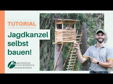 Baumkanzel selber bauen 🌲🔨 | Schritt für Schritt zur stabilen Ansitzkanzel