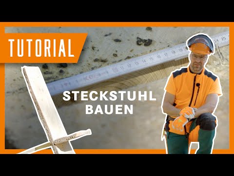 Richard erklärt: Steckstuhl selber bauen I Tutorial der Bayerischen Staatsforsten