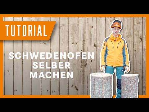 Schwedenfeuer mit der Motorsäge: Richard zeigt die Technik | DIY der BaySF
