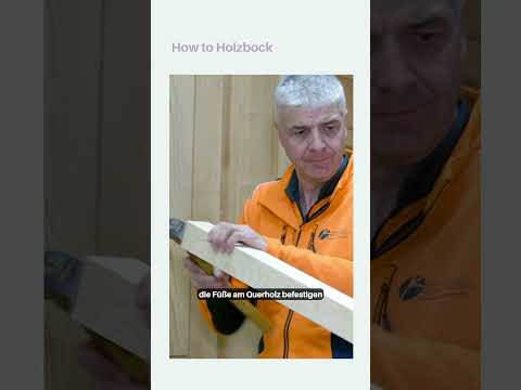 Holzbock bauen leicht gemacht – Wolfi zeigt, wie's geht! | Tutorial | Schritt für Schritt | DIY