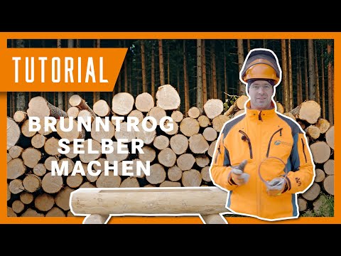 Richard erklärt: Brunntrog selber machen I Tutorial der Bayerischen Staatsforsten