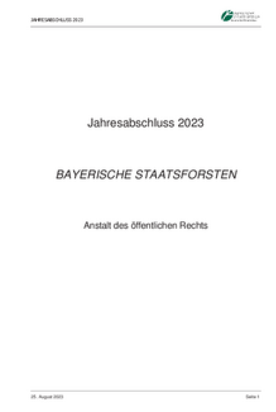 Jahresabschluss 2023