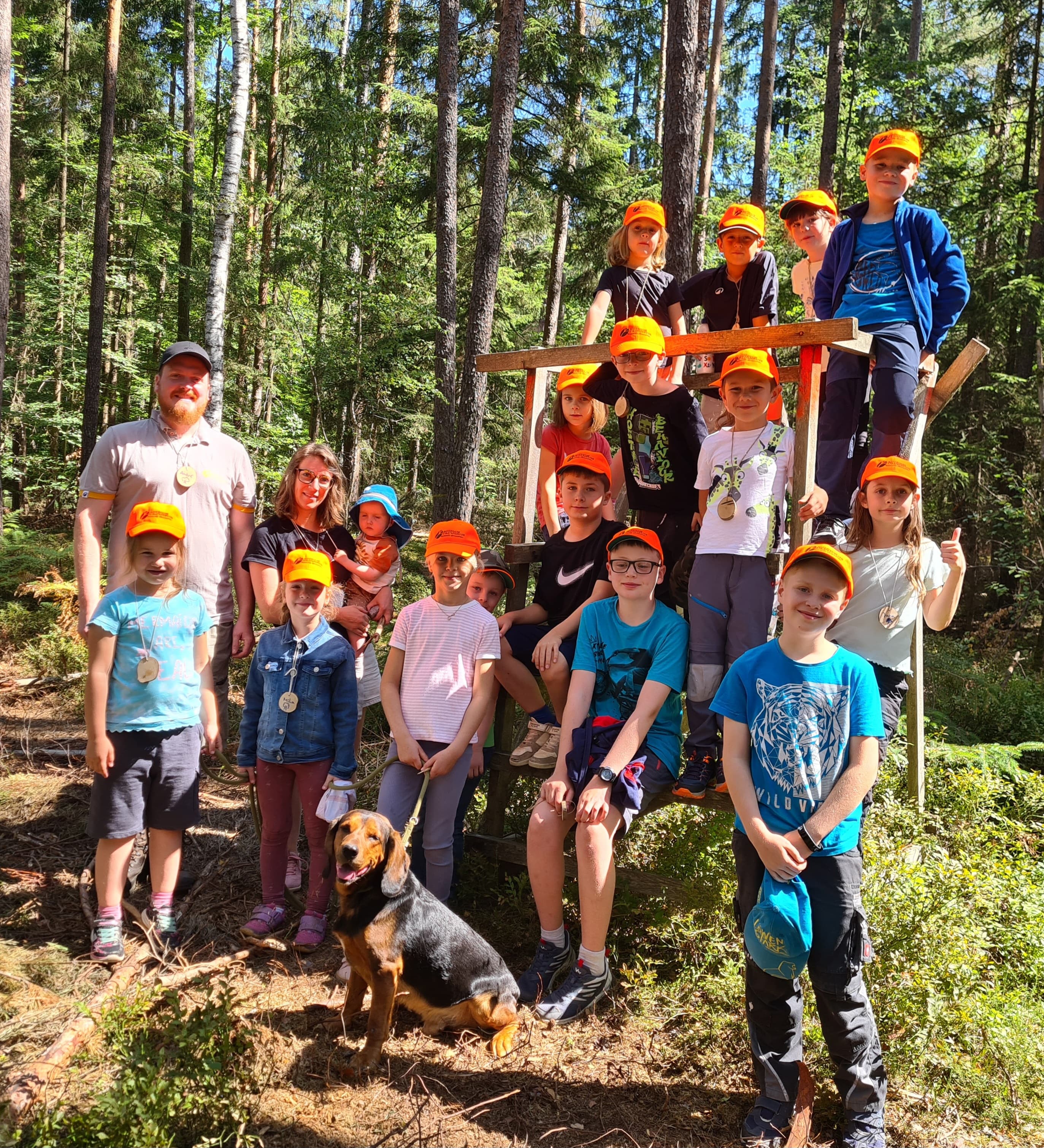 Ferienprogramm mit Kindern im Staatsforst