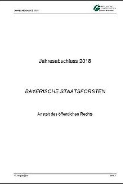 Jahresabschluss 2018